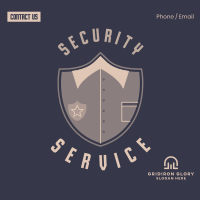 Security Uniform Badge Instagram post Image Preview