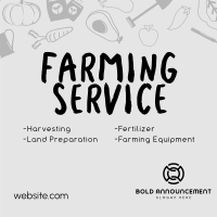 Farm Services Instagram post Image Preview