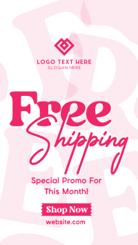 Special Shipping Promo Facebook Story Design