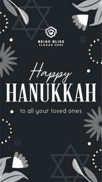 Elegant Hanukkah Night TikTok Video Image Preview