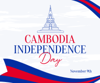 Rise Cambodian Flag Facebook Post Design