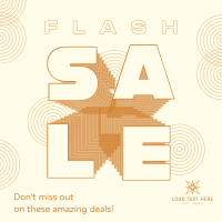 Flash Sale Now Instagram Post Design