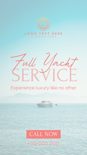 Serene Yacht Services Facebook story Image Preview