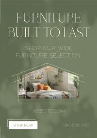 Minimalistic Furniture Sale Poster Image Preview