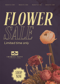 Flower Boutique  Sale Flyer Design