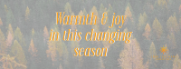 Autumn Season Quote Facebook Cover Design