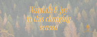 Autumn Season Quote Facebook cover Image Preview