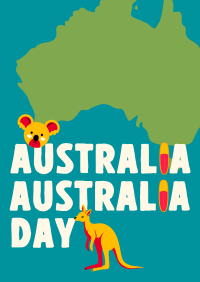 National Australia Day Poster Design