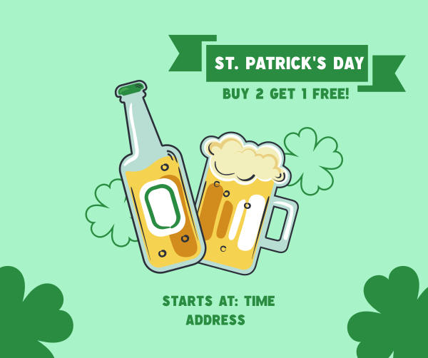 St. Patrick Pub Promo Facebook Post Design Image Preview