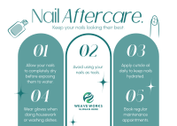 Nail Salon Aftercare Postcard Image Preview