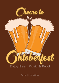 Oktoberfest Beer Night Poster Image Preview