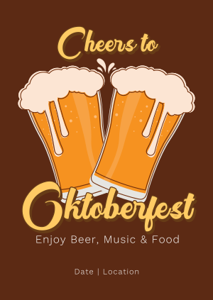 Oktoberfest Beer Night Poster Image Preview