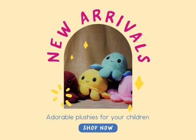 Adorable Plushies Postcard Image Preview