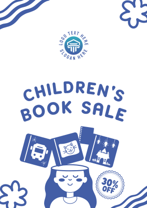 Kids Book Sale Flyer Image Preview