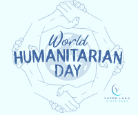 World Humanitarian Day Facebook Post Design