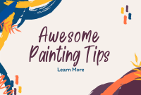 Grunge Paint Abstract Pinterest board cover Image Preview