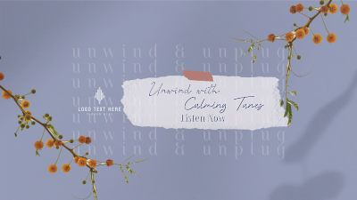 Unwind Unplug Music YouTube Banner Image Preview