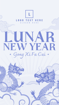 Oriental Lunar New Year Instagram Story Design