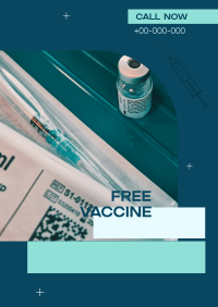 Free Vaccine Week Flyer Design