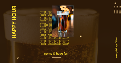 Happy Hour Facebook ad Image Preview