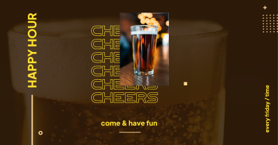 Happy Hour Facebook Ad Image Preview
