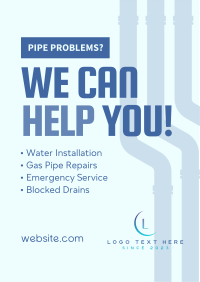 Pipes & Pliers Flyer Design