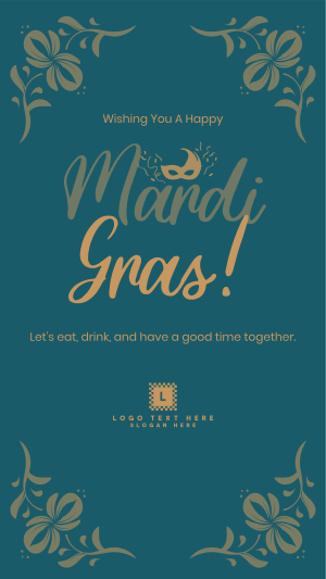 Mardi Gras Flo Corners Instagram story Image Preview