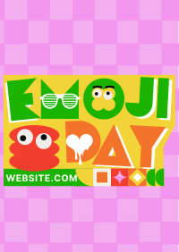 Emoji Day Greeting Poster Image Preview