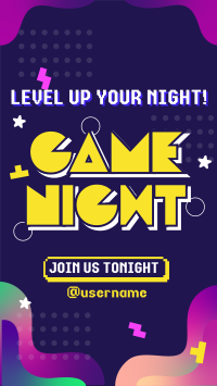 Techno Fun Game Night Instagram Reel Design