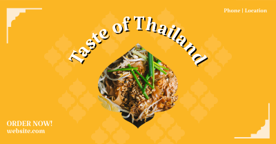 Taste of Thailand Facebook ad Image Preview