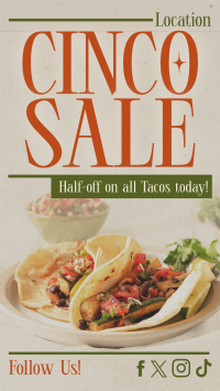 Cinco De Mayo Food Promo Facebook story Image Preview