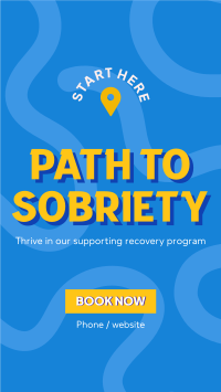 Path to Sobriety Instagram Reel Design