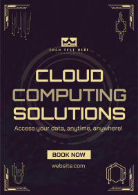 Techy Cloud Computing Flyer Preview