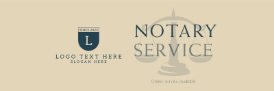 Legal Notary Twitter header (cover) Image Preview