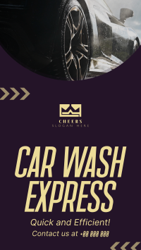 Car Wash Express Instagram Story Design