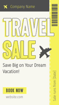 Tour Travel Sale Facebook Story Design