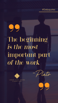 Plato's Wisdom Instagram reel Image Preview