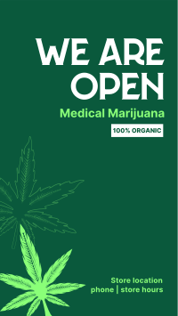 Order Organic Cannabis TikTok video Image Preview