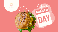Fun Burger Day Facebook Event Cover Design