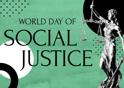 World Day Of Social Justice Postcard Image Preview