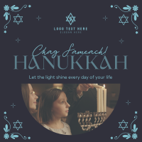Hanukkah Celebration Linkedin Post Design