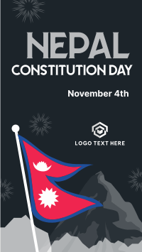 Nepal Day YouTube Short Design
