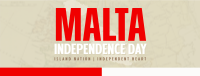 Simple Malta Independence Day Facebook cover | BrandCrowd Facebook ...