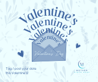 Valentine's Envelope Facebook post Image Preview