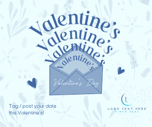 Valentine's Envelope Facebook post Image Preview