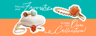 Quirky Gem Cutouts Facebook cover Image Preview