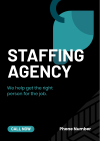 Simple Agency Hiring Poster Image Preview