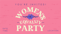 Women's Equality Celebration Facebook Event Cover Design
