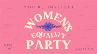 Women's Equality Celebration Facebook event cover Image Preview