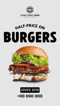 Best Deal Burgers TikTok Video Design